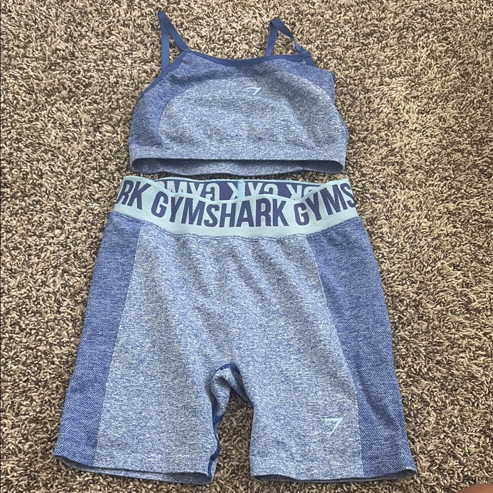 Gymshark Blue Heathered Apparel